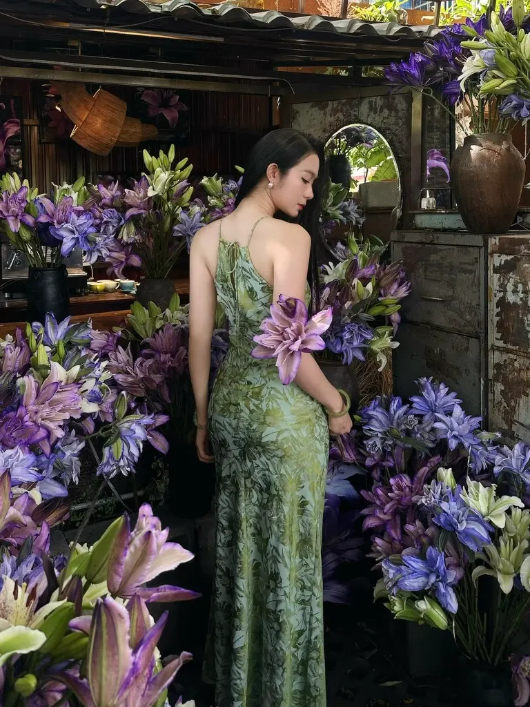 JADIE Dress Lá vàng thumbnail 3