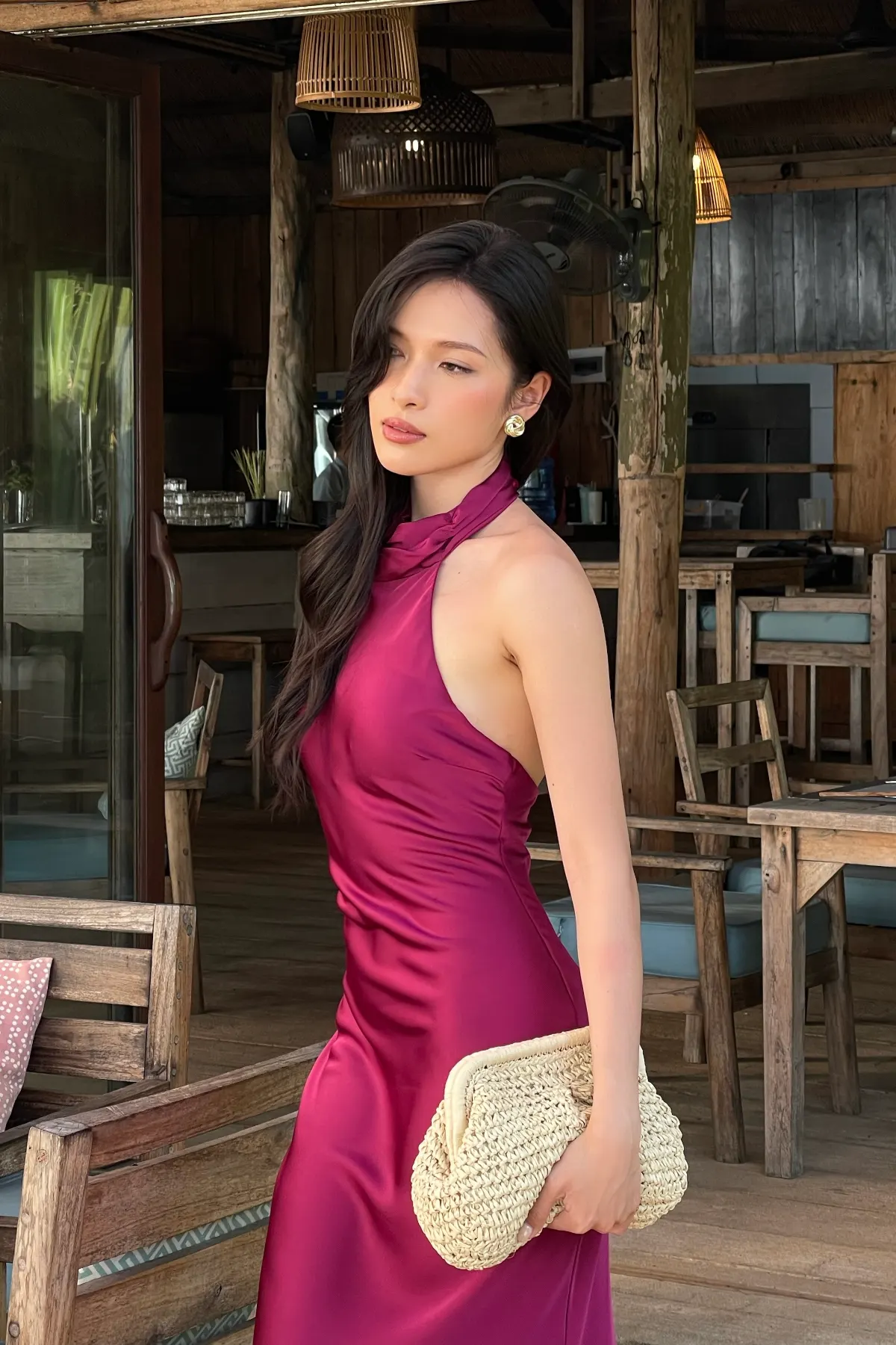 LAYLA Dress Hồng mận thumbnail 4