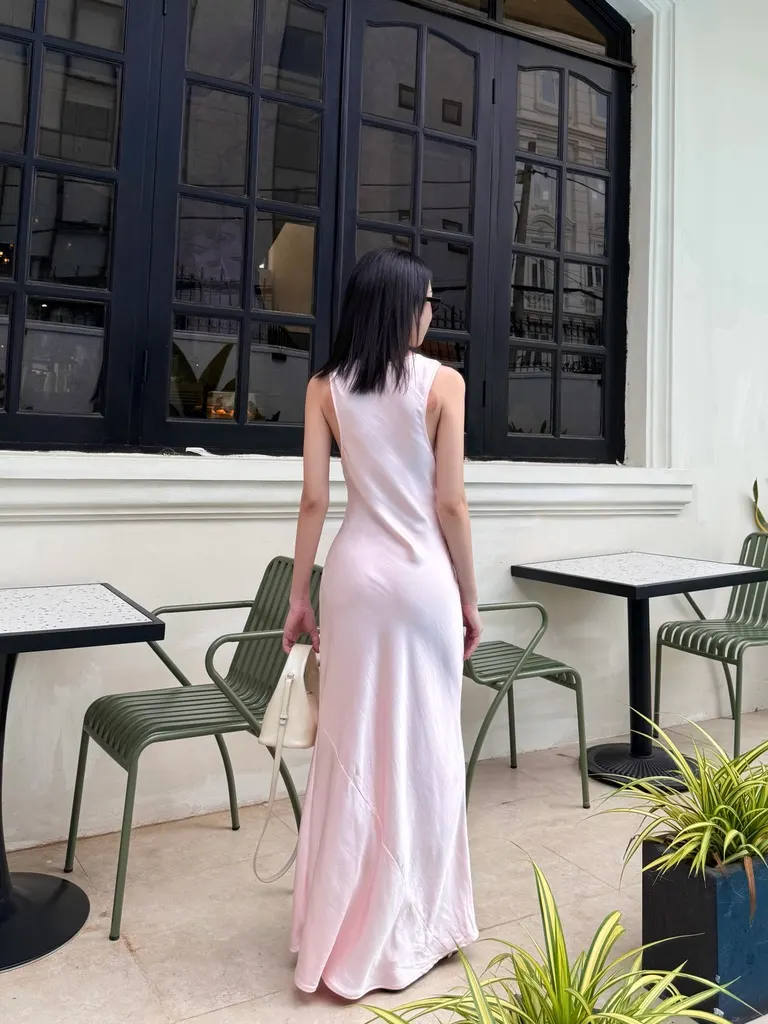 CLARA Dress Hồng vân thumbnail 3