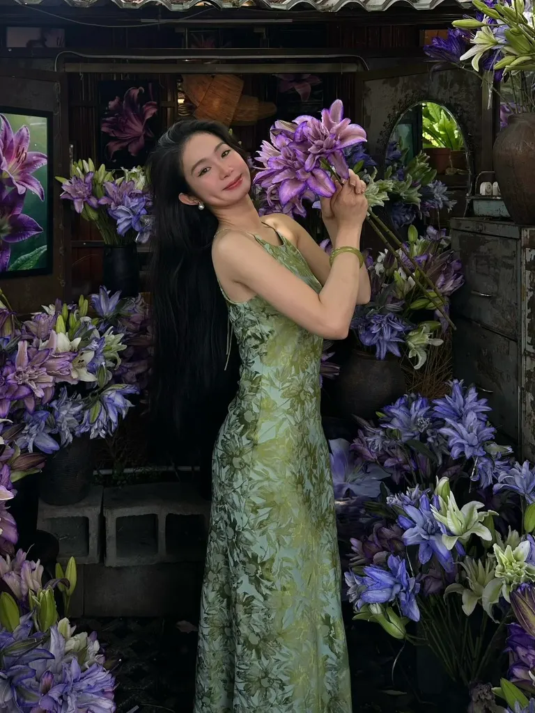 JADIE Dress Lá vàng thumbnail 2